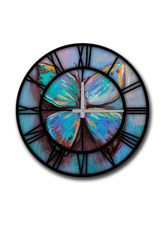 Wall Clock Plastic Multicolour Ø50cm