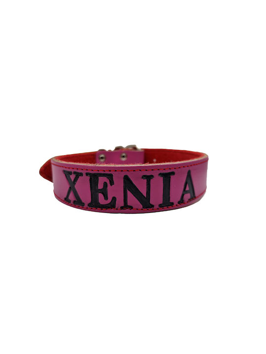 ByLeather Leather Dog Collar in Pink Color Small 70cm ByLeather Leather Dog Collar in Pink Color Small 70cm