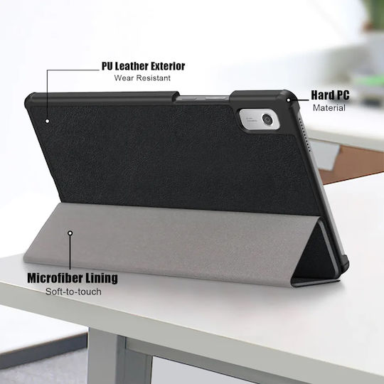Techsuit FoldPro Flip Cover Μαύρη (Lenovo Tab M9 9")