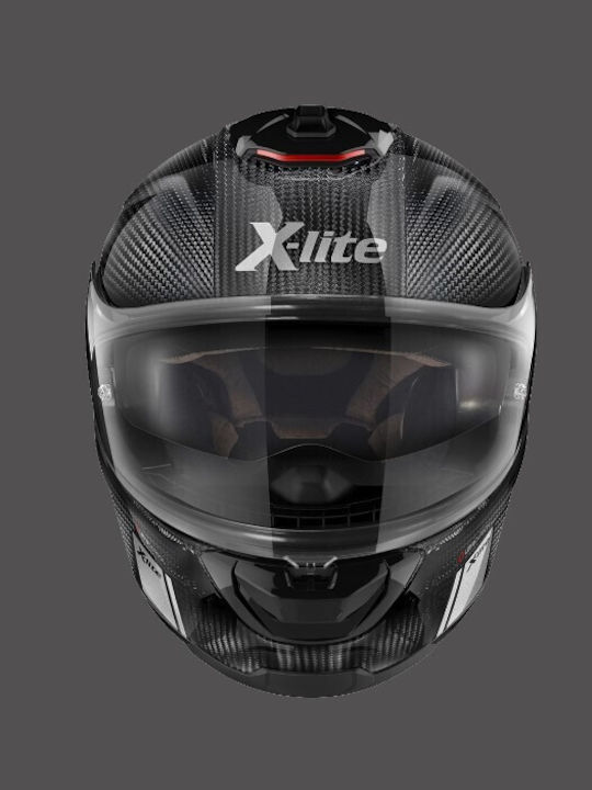 X-Lite X-903 Ultra Carbon Modern Class N-Com 101 Carbon Casca Moto Față Întreagă DOT / ECE 22.05 cu Pinlock (Membrană Antiaburire) și Sunvisor