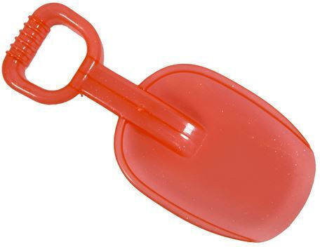 Beach Shovel made of Plastic Transparent 26cm