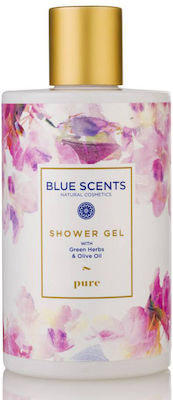 Blue Scents Blue Scents Pure Skin Care Set for Moisturizing & Cleaning Body Cleaning with Bubble Bath , Body Cream & Hand Cream