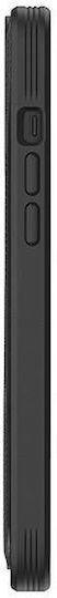 Uniq Transforma Magclick Umschlag Rückseite Silikon Ebony Black (iPhone 14 Plus)