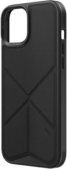 Uniq Transforma Magclick Umschlag Rückseite Silikon Ebony Black (iPhone 14 Plus)
