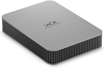 Lacie Mobile Drive USB 3.2 / USB-C External 2.5" HDD 4TB Moon Silver