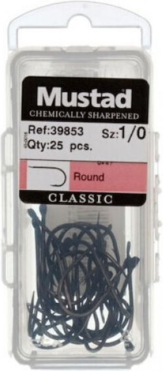 Mustad 39853 Αγκίστρι Ψαρέματος Σετ 50τμχ No3