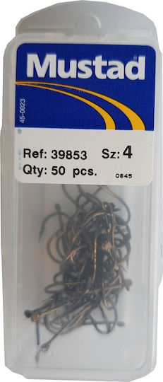 Mustad 39853 Αγκίστρι Ψαρέματος Σετ 50τμχ No3