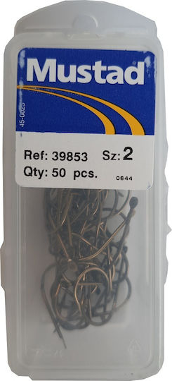 Mustad 39853 Angelhaken-Set 50Stück No4