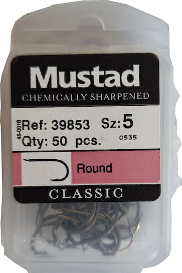 Mustad 39853 Αγκίστρι Ψαρέματος Σετ 50τμχ No2