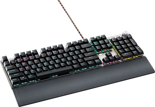 Canyon Nightfall Gaming Mechanical Keyboard with Custom Black Switches and RGB Lighting English US