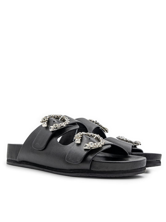 Mexx Leather Women's Sandals Black