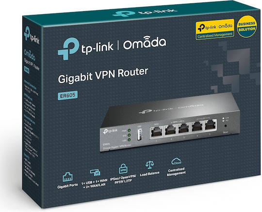 TP-LINK ER605 v2 Router με 4 Θύρες Gigabit