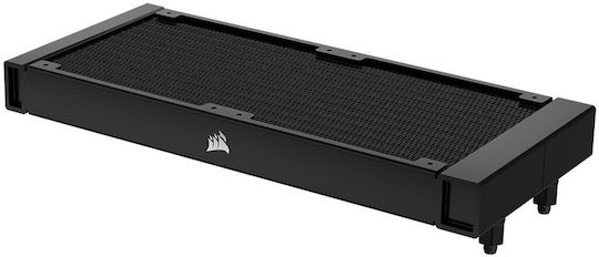 Corsair iCUE H100x Elite Liquid (v1) Wasserkühlung für Prozessor Doppelter Ventilator für Sockel AM4/AM5/1700/1200/115x mit RGB Beleuchtung
