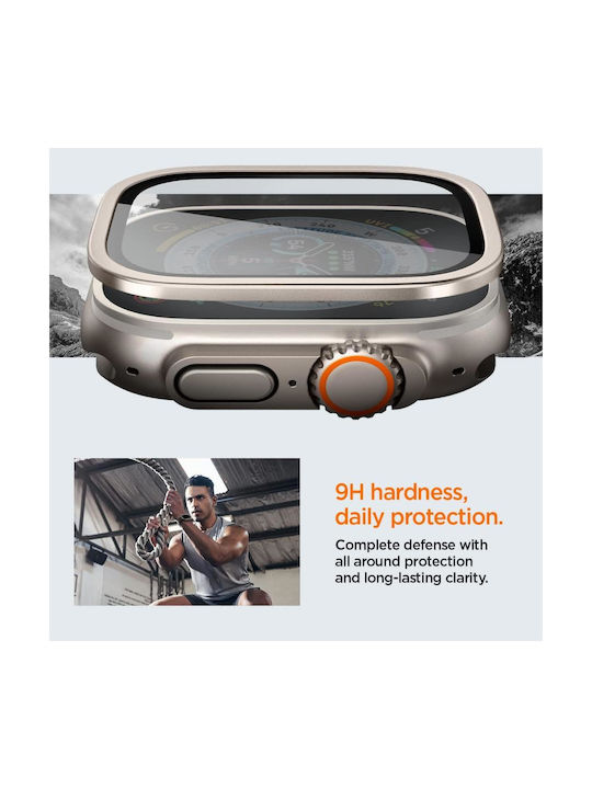 Spigen Glas.TR Slim Pro Μεταλλική Θήκη Titanium για το Apple Watch Ultra 49mm