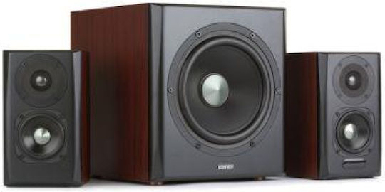 Edifier S350DB Компютърни тонколони 2.1 с Bluetooth и мощност 150W в Кафяв цвят