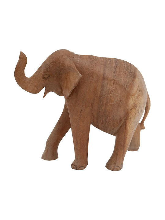 Decorative Elephant made of Wood 20x15x9cm 1pcs