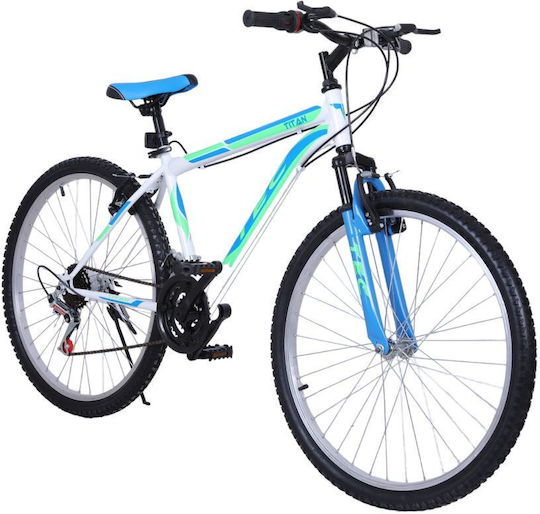 TEC Titan 24" Λευκό Mountain Bike με 21 Ταχύτητες