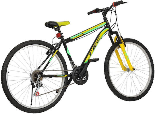 TEC Titan 26" Κίτρινο Mountain Bike με 21 Ταχύτητες