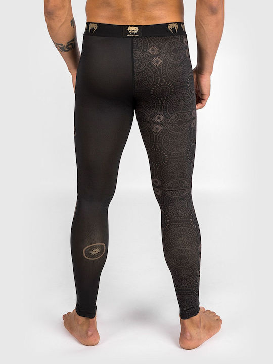 Venum Spats Long Men Martial Arts Leggings Black
