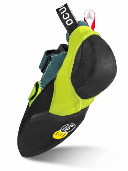 Ocun Unisex Asymmetrical Climbing Shoes Green