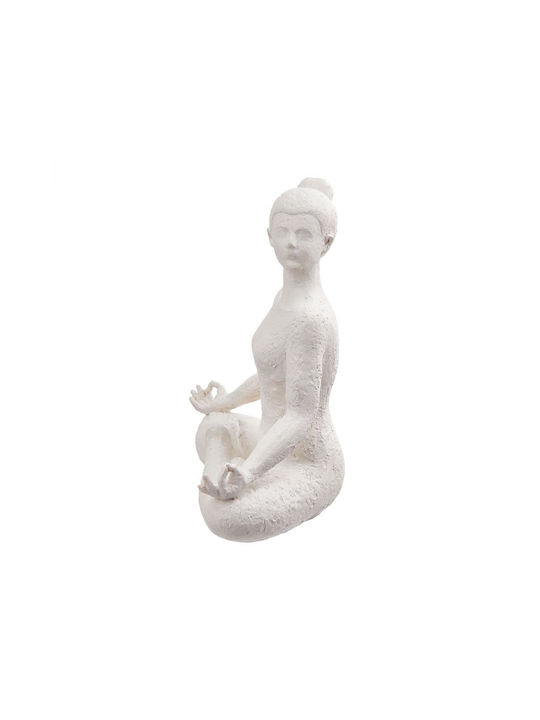 Butlers Dekorativ Statuette aus Polyresin Lotus 18x18x15cm 1Stück