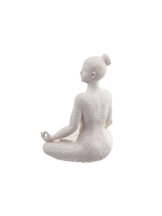 Butlers Dekorativ Statuette aus Polyresin Lotus 18x18x15cm 1Stück