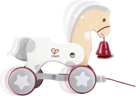 Hape Ζωάκι Pony Pull Along από Ξύλο για 12+ Μηνών