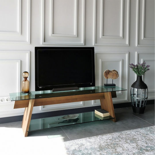 Forli Επιδαπέδιο Καφέ 158x40x45εκ.