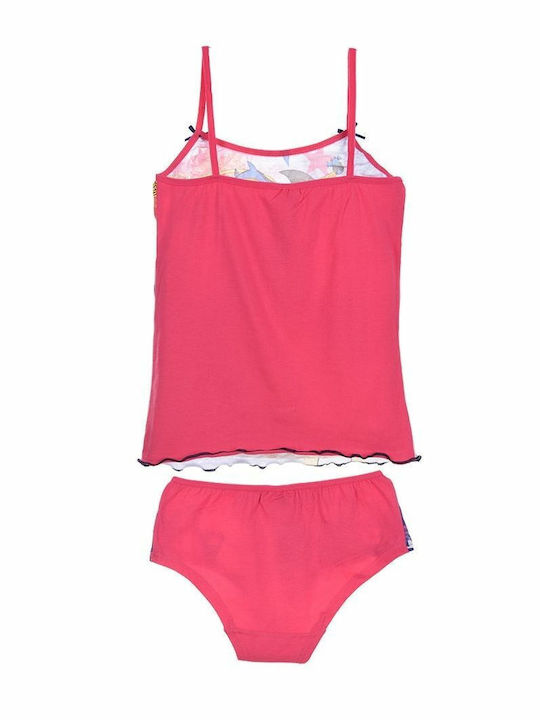 Disney Kids' Set Boxer with Undershirt Fuchsia 2pcs Disney Kids' Set Boxer with Undershirt Fuchsia 2pcs