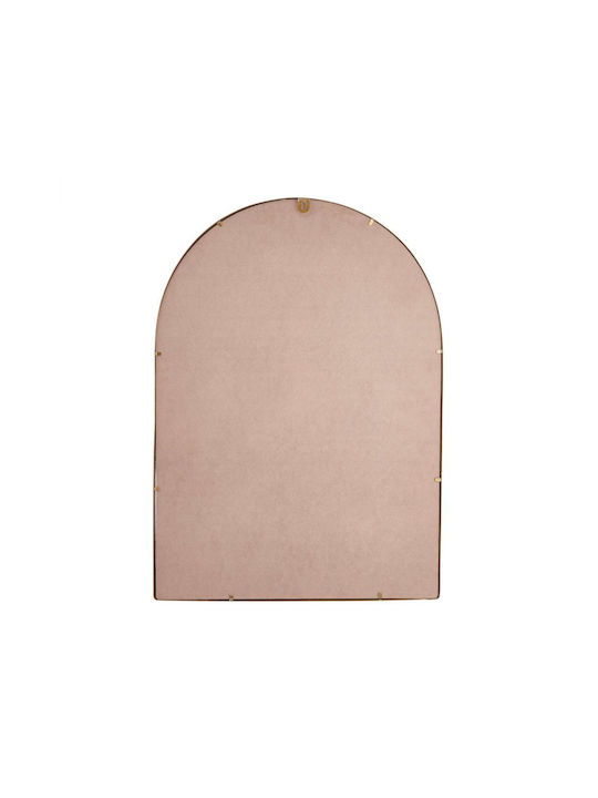 Butlers Wall Mirror with Gold Metallic Frame 70x50cm 1pcs