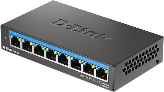 D-Link DMS-108 v1 Unmanaged L2 Switch με 8 Θύρες Ethernet