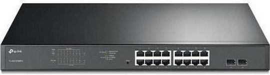 TP-LINK TL-SG1218MPE v5 Verwaltet L2 PoE+ Switch mit 16 Ports Gigabit (1Gbps) Ethernet und 2 SFP Ports