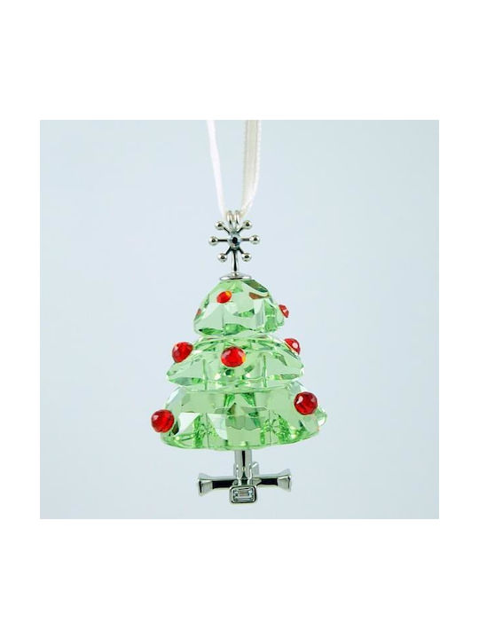 Swarovski Christmas Ornament de Crăciun Copac Cristalin cu lumină LED cu Pulbere de Aur cu Paiete