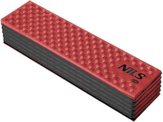 Nils Spumant Single Substrat Camping 188x60cm Grosime 2cm în culoarea Roșu