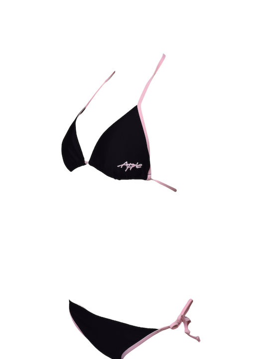 Set Bikini Τριγωνάκι & Brazil Μαύρο