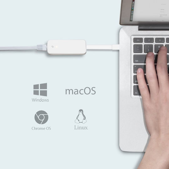 TP-LINK UE300C USB-C Network Adapter with Wired Gigabit Ethernet Connection Standard v2