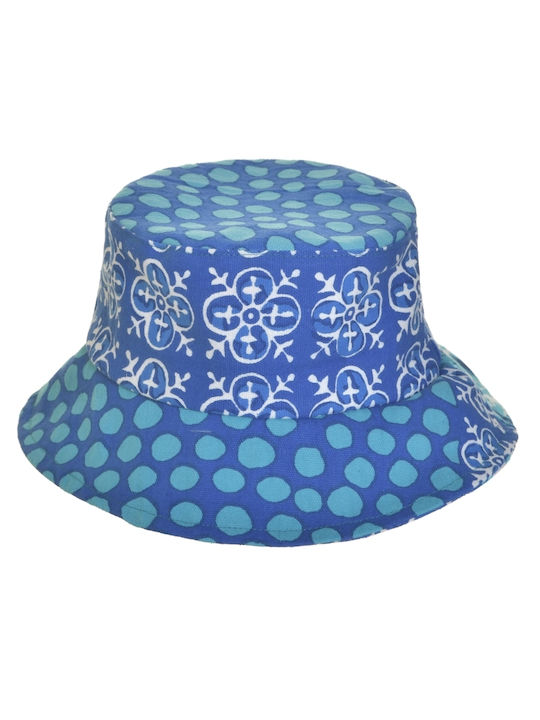 Ble Resort Collection Fabric Women's Hat Blue