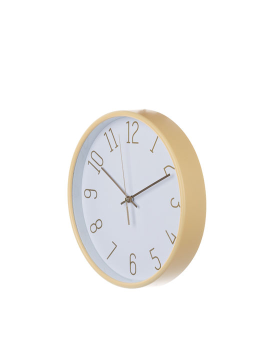 General Trade Wall Clock Yellow Ø25cm