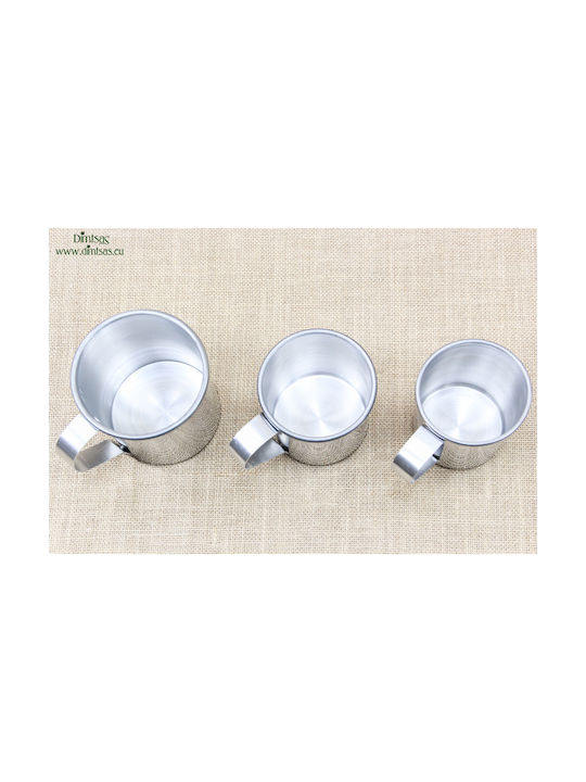 Mug Metallic Silver 500ml