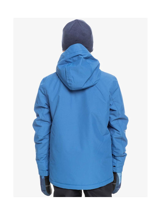 Quiksilver Boys Casual Jacket Blue with Ηood