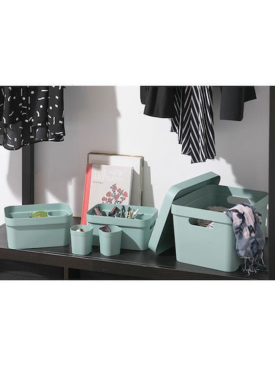 Cyclops Cave Plastic Storage Box with Lid Pink 13.5x36x27.5cm