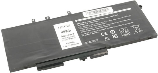 Mitsu Съвместима Батерия за Dell Географска ширина 5490 с 6000mAh