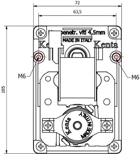 Kenta Gear Motor for Pellet Stove