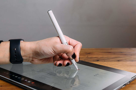 Adonit Ink Pro Digital Touch Stylus with Palm Rejection for Microsoft / Acer / Asus / Dell in White color ADIPW