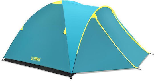 Bestway Summer Camping Igloo Tent Blue with Double Cloth for 4 People 310x240x130cm