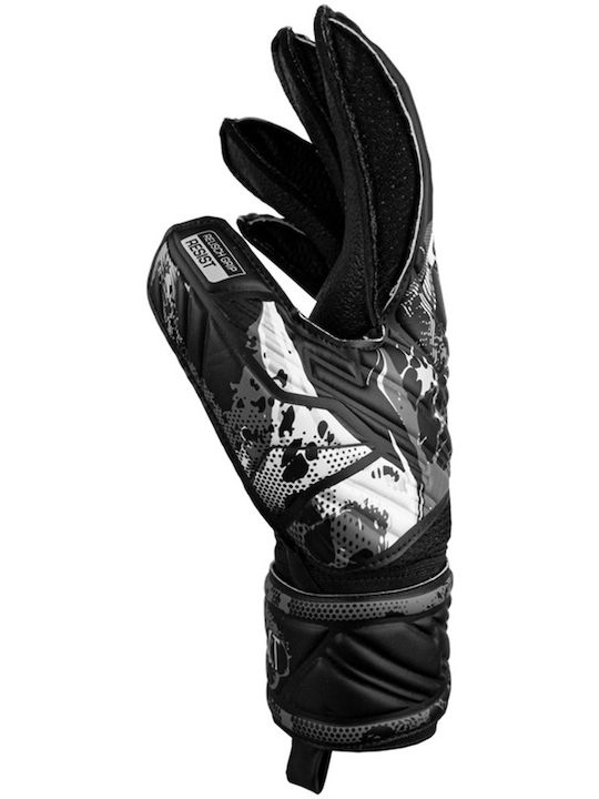 Reusch Attrakt Resist Finger Support Голмански ръкавици за Възрастни Черен