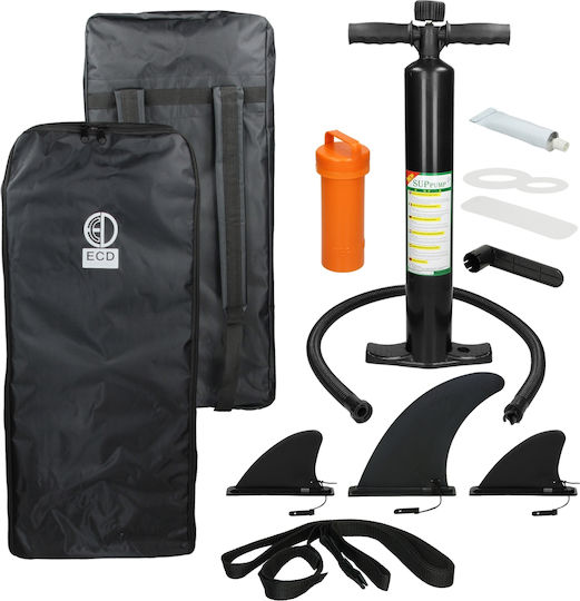 EDC Makani Inflatable SUP Board with Length 3.2m Black