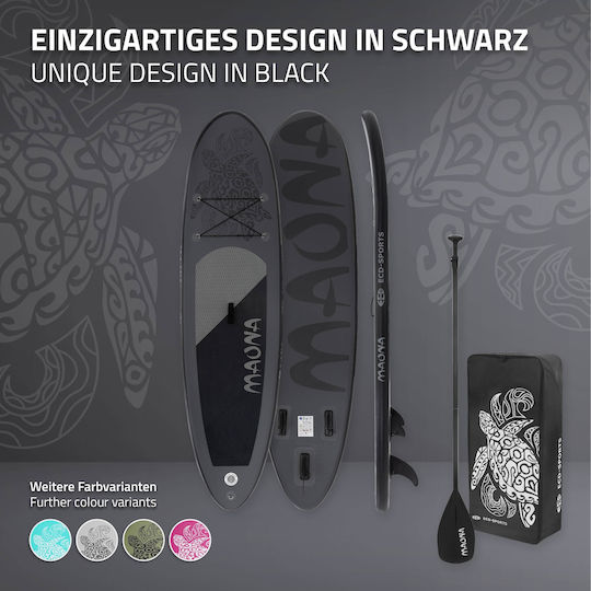 EDC Maona Inflatable SUP Board with Length 3.08m Black