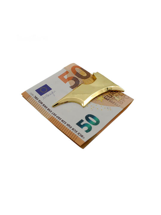 Money Clip Κλιπ Χρημάτων Νυχτερίδα Χρυσαφί 6,2x4cm