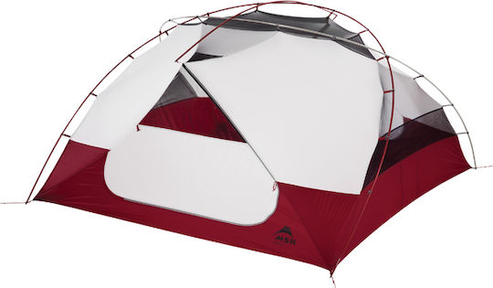 MSR Elixir 4 Camping Tent Igloo Mountaineering Green with Double Cloth 4 Seasons for 4 People Waterproof 3000mm 223x223x121cm